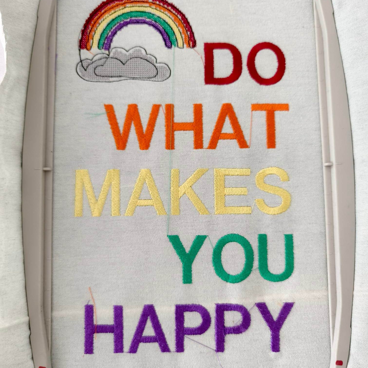 Stickdatei - Do what makes you happy (in 3 Größen) - Sewando