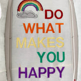 Stickdatei - Do what makes you happy (in 3 Größen) - Sewando