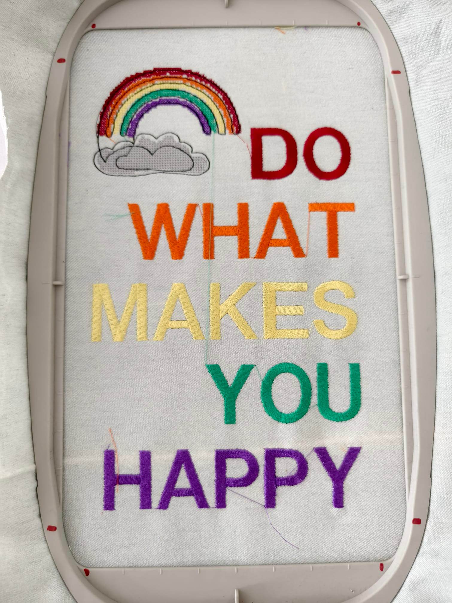 Stickdatei - Do what makes you happy (in 3 Größen) - Sewando