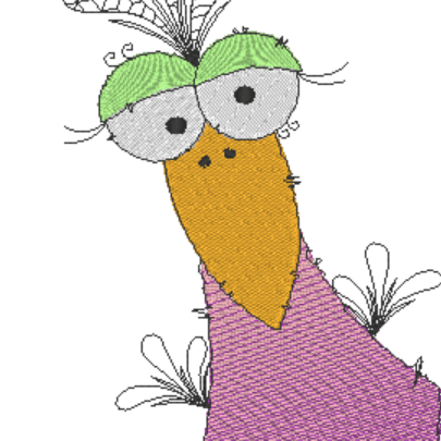Stickdatei - Happy Stitching - Vogel - Sewando