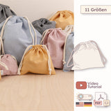 Zuziehbeutel - Taschen & Aufbewahrung - 11 Größen