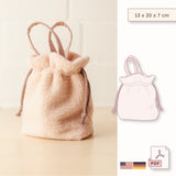 Taschen Schnittmuster - Kindertasche mit Tunnelzug - 13 x 20 x 7 cm