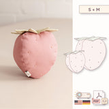 Erdbeer Kissen Schnittmuster - Deko - 13 x 13 cm & 20 x 20 cm