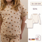 T-Shirt & Longsleeve Schnittmuster - Mädchen - Gr. 110-164