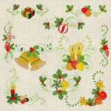 Stickdatei Weihnachten Christmas Set 017 - Sewando