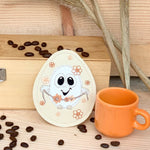 Stickdatei Osterei Mug Rug Set mit 5 ITH Ostereidesigns - Sewando