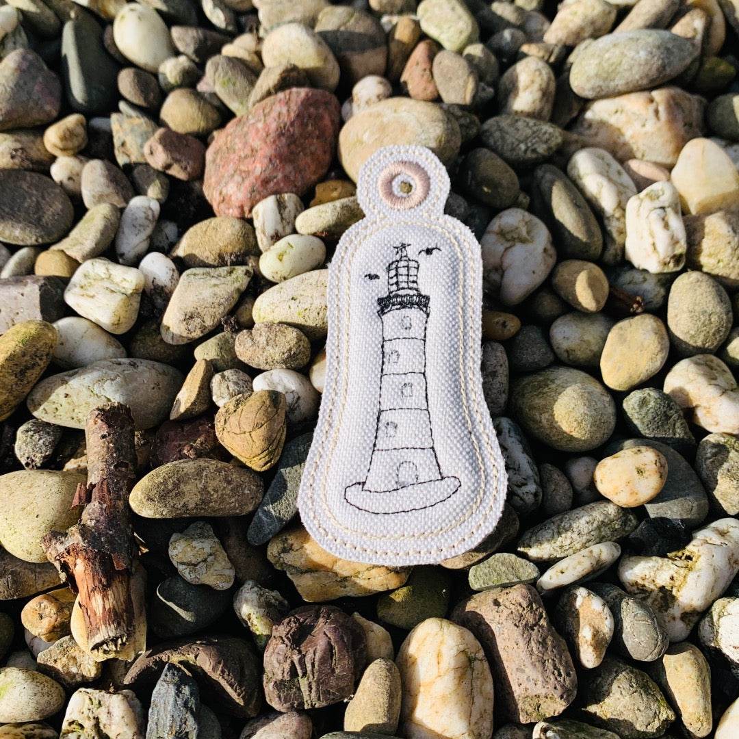 Stickdatei Leuchtturm ITH Schlüsselanhänger für 10x10 Rahmen - Sewando