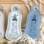 Stickdatei Leuchtturm ITH Schlüsselanhänger für 10x10 Rahmen - Sewando