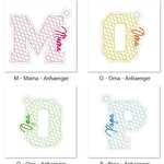 Stickdatei - Monogramme Eltern & Großeltern - Sewando