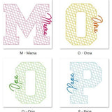 Stickdatei - Monogramme Eltern & Großeltern - Sewando