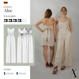 Schnittmuster und Nähanleitung Jumpsuit Aloe Gr. XXS-XXL | für Herren