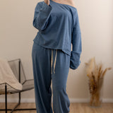 Oversized Pyjama-Shirt mit Rundhalsausschnitt – Schnittmuster (PDF) – Damen Gr. 30–48