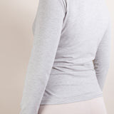 Longsleeve mit Rundhalsausschnitt (Slim Fit) – Petite-Plus Schnittmuster – Gr. 30–48 – Petite-Plus