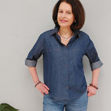 Fiona – weite Hemdbluse, Schnittmuster in Gr. 34 - 50