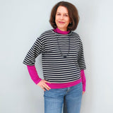 Katie – Sweatshirt mit Stehkragen, Schnittmuster in Gr. 34 - 52