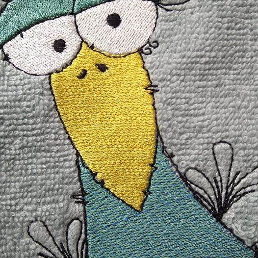 Stickdatei - Happy Stitching - Vogel - Sewando