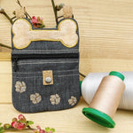 Stickdatei Reißverschlusstasche 3er Set, ITH Bonebag S, M, L - Sewando