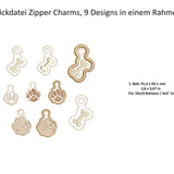 Stickdatei Hundepfoten und Knochen Mini-Anhänger, ITH für 10x10 Rahmen - Sewando
