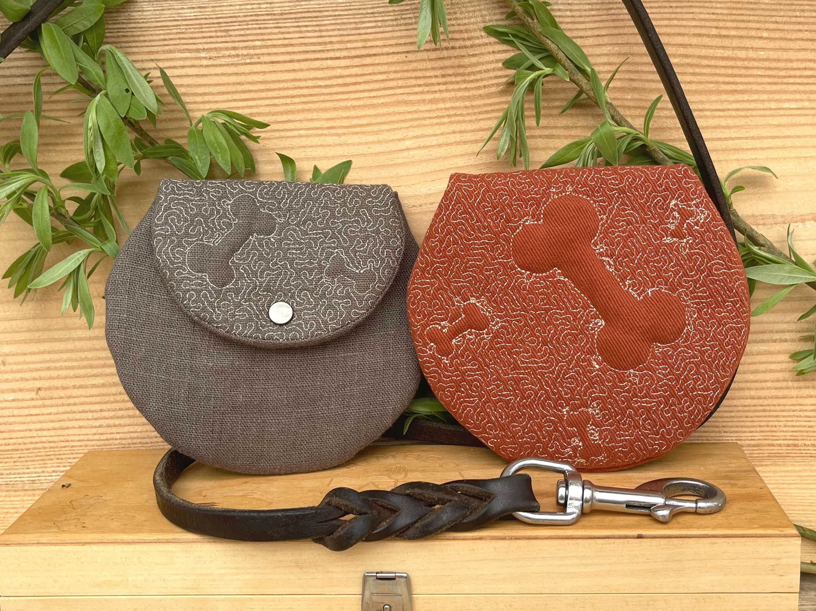 Stickdatei Tasche 15x21, ITH runde BoneBag - Sewando