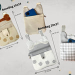 Stickdatei Reißverschlusstasche 2er Set, ITH Bonebag 18x24 & 20x27 - Sewando