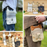 Stickdatei Reißverschlusstasche 2er Set, ITH Bonebag 18x24 & 20x27 - Sewando