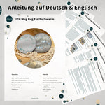 Stickdatei Mug Rug Fisch 10x10 ITH - Sewando