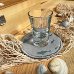 Stickdatei Mug Rug Fisch 10x10 ITH - Sewando