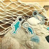 Stickdatei Fische Mini-Anhänger für 10x10 Rahmen - Sewando