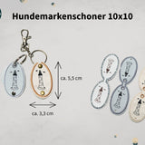 Stickdatei Hundemarkenanhänger Leuchtturm ITH - Sewando