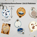 Stickdatei Hundemarke ITH Anhänger Set mit 5 Motiven - Sewando