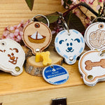 Stickdatei Hundemarke ITH Anhänger Set mit 5 Motiven - Sewando