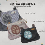 Stickdatei Tasche Big Paw Set, In The Hoop Bag für 13x18, 15x12, 16x23 - Sewando