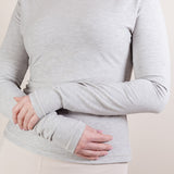 Longsleeve mit Rundhalsausschnitt (Slim Fit) – Petite-Plus Schnittmuster – Gr. 30–48 – Petite-Plus