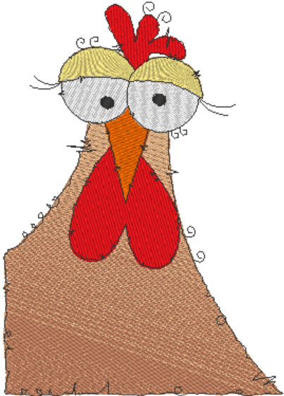 Stickdatei - Happy Stitching - Huhn - Sewando