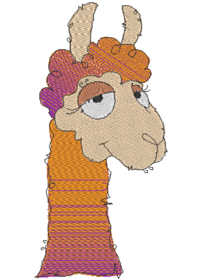 Stickdatei - Happy Stitching - Alpaka / Lama - Sewando