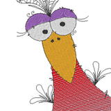 Stickdatei - Happy Stitching - Vogel - Sewando