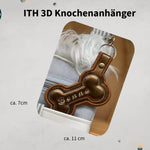 Stickdatei Knochen, Großer 3D Anhänger 9x13 mit Schlaufe - Sewando