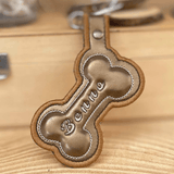 Stickdatei Knochen, Großer 3D Anhänger 9x13 mit Schlaufe - Sewando