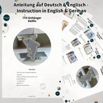 Stickdatei Delfin Anhänger für 10x10 Rahmen - Sewando