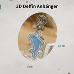 Stickdatei Delfin Anhänger für 10x10 Rahmen - Sewando