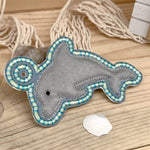 Stickdatei Delfin 3D-Anhänger für 10x10 Rahmen - Sewando