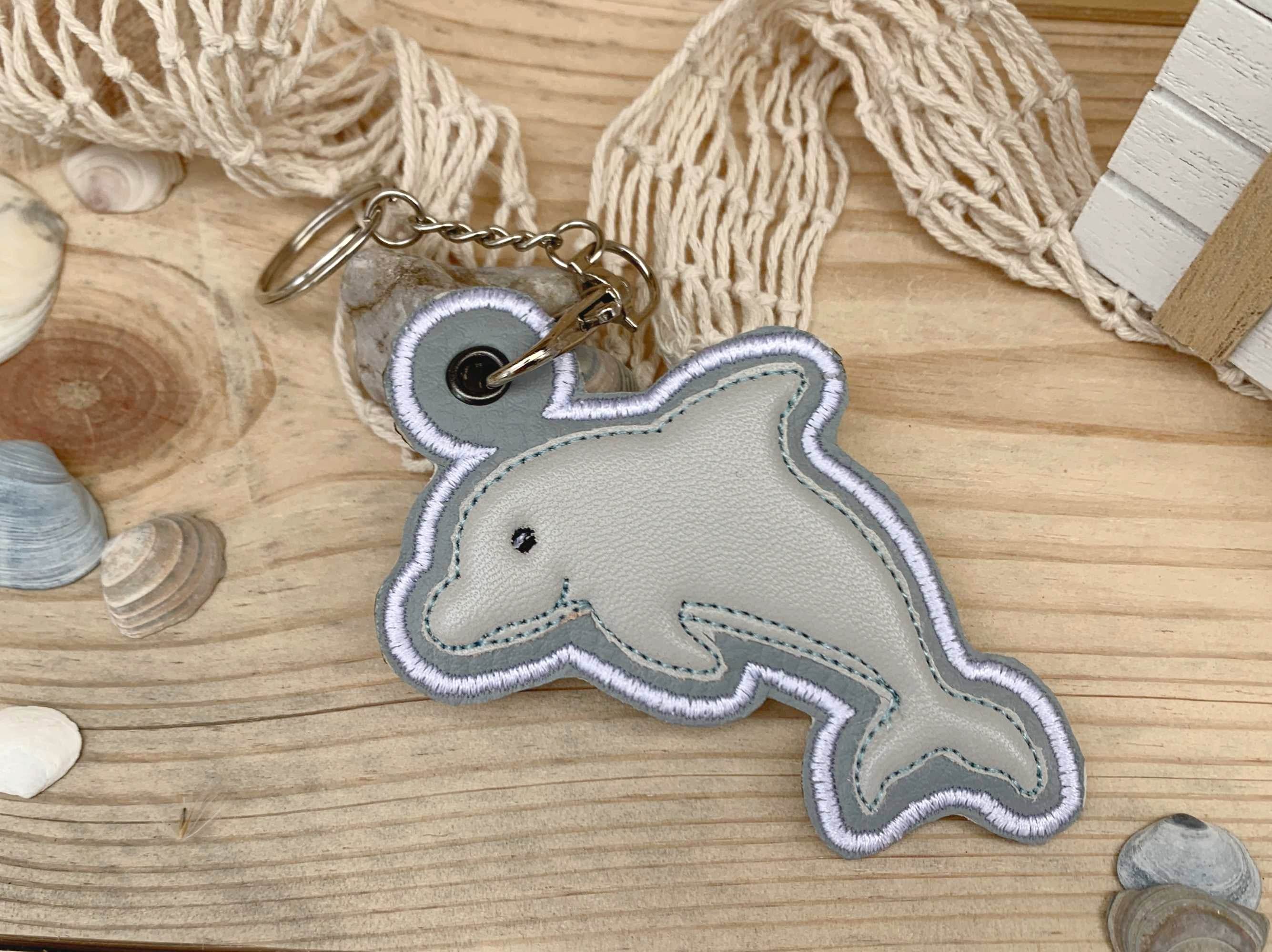 Stickdatei Delfin 3D-Anhänger für 10x10 Rahmen - Sewando