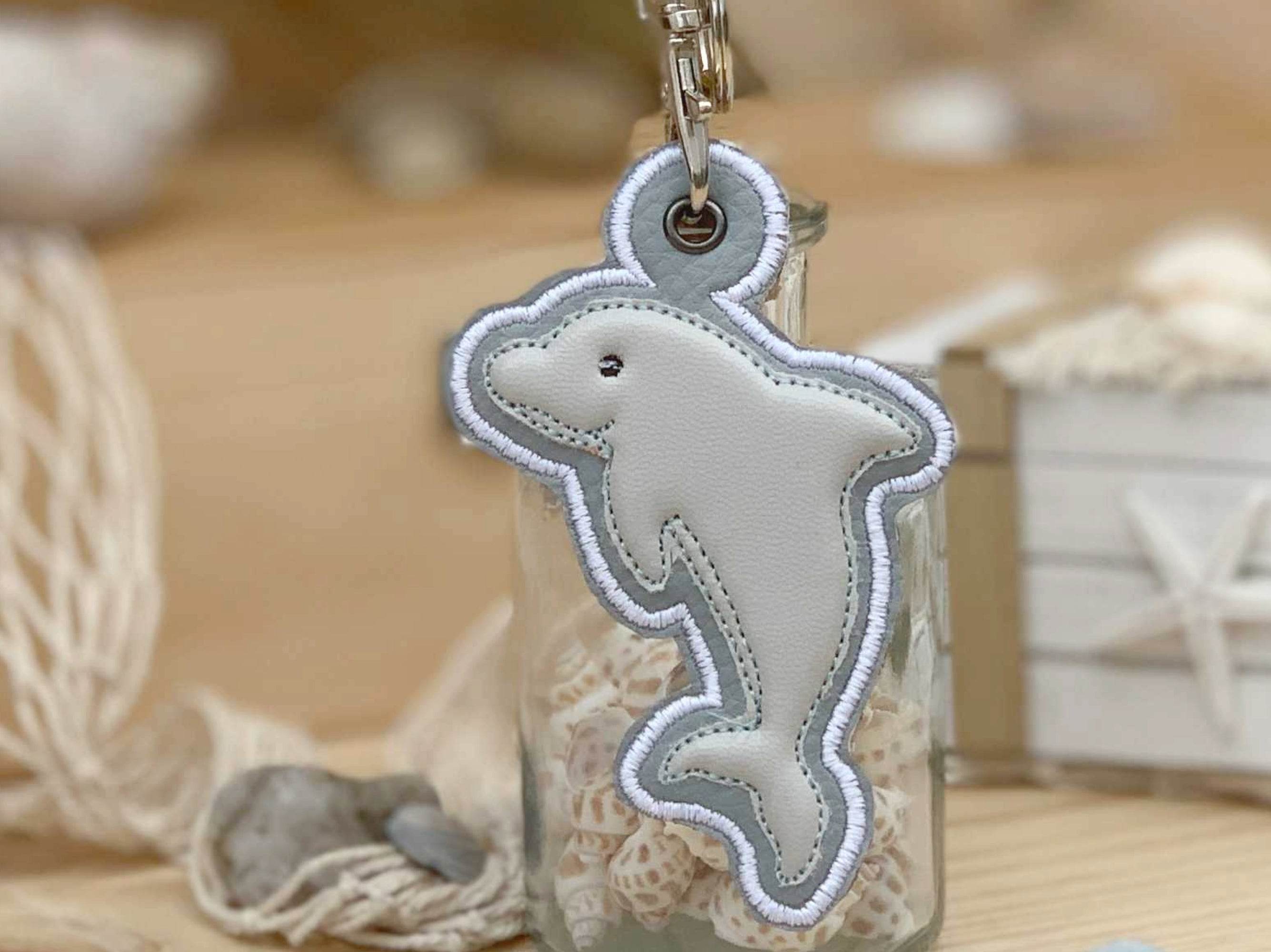 Stickdatei Delfin 3D-Anhänger für 10x10 Rahmen - Sewando