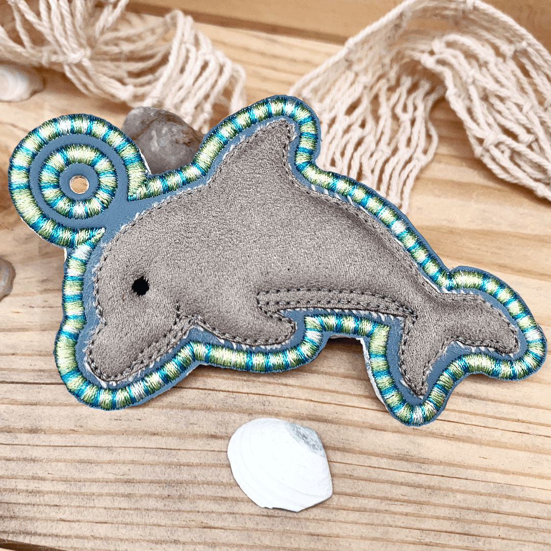 Stickdatei Delfin 3D-Anhänger für 10x10 Rahmen - Sewando