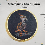 Steampunk Stickdatei Geier Quirin, Scribble in 6 Größen - Sewando