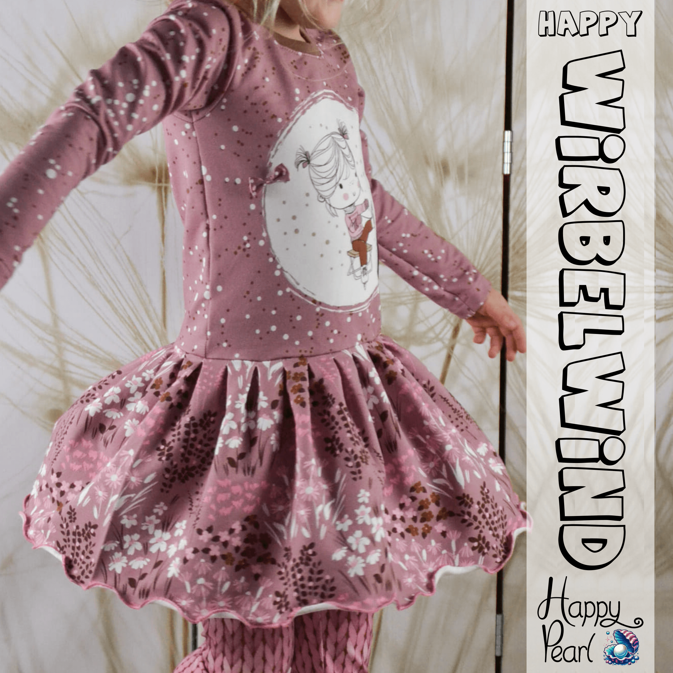 Happy Wirbelwind - Gr 74-152 - Tunika + Kleid Schnittmuster - Sewando
