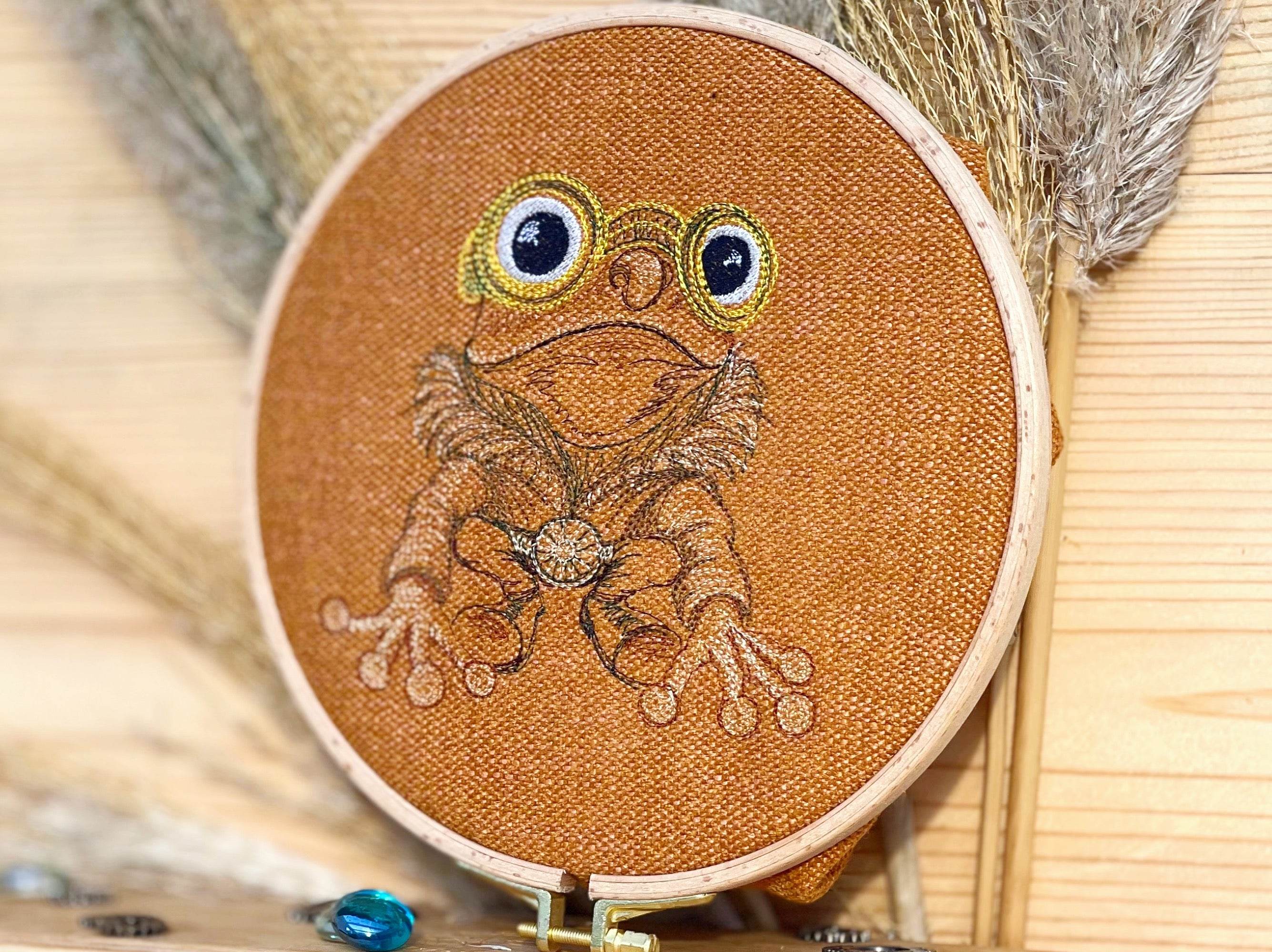 Stickdatei Steampunk Frosch Set 6 Größen - Sewando