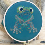 Stickdatei Steampunk Frosch Set mit 6 Größen - Sewando