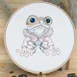 Stickdatei Steampunk Frosch Set mit 6 Größen - Sewando