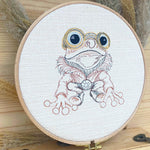 Stickdatei Steampunk Frosch Set 6 Größen - Sewando